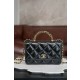 샤넬 Chanel 24b Wallet on Chain Black 19.5cm