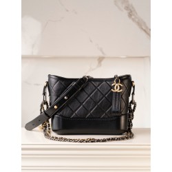 샤넬 Chanel Gabrielle Small Hobo Bag A91810 Black 20cm