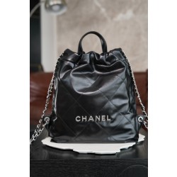 샤넬 Chanel 23P 22Small Backpack Black 34cm
