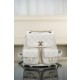 샤넬 Chanel 24A Duma Backpack White 20.5cm