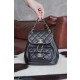 샤넬 Chanel 24p Duma Small Backpack Black 18cm