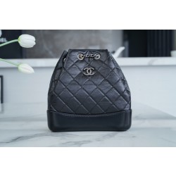 샤넬 Chanel Gabrielle Backpack Black 22.5cm