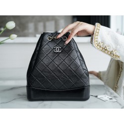 샤넬 Chanel Gabrielle Backpack Black 24.5cm