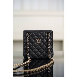 샤넬 Chanel 25c Mini Tote Black 15cm