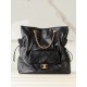 샤넬 Chanel 25c Drawstring Tote bag Black 36cm