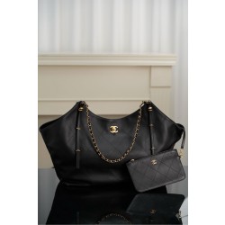 샤넬 Chanel 25S Maxi Shopping Bag Black 59cm