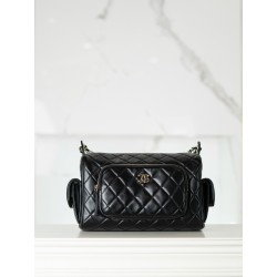 샤넬 Chanel 24K Large Camera Case Black 24cm