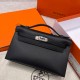 에르메스 Hermes Mini Kelly Swift 89 Noir/silver