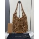 생로랑 Saint laurent/YSL 823807 Le 5 A 7 Large in Wood Beads Light Wood Brick