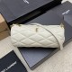 생로랑 Saint laurent/YSL 699703 Sade Mini Tube Bag in Quilted Lambskin Blanc Vintage 20CM