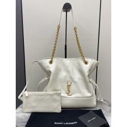 생로랑 Saint laurent/YSL 833948 Jamie Shopping Small in Lambskin White