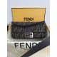 펜디 FENDI 8039 Baguette FF Motif Fabric Bag 27CM