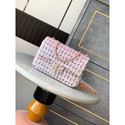 샤넬 Chanel 25c Mini Classic Flap Bag Pink 20cm