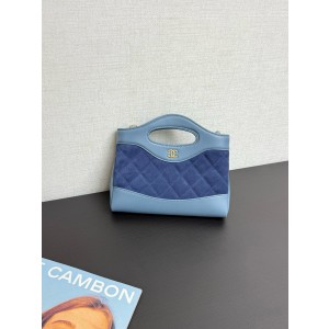 샤넬 Chanel 25P AP3656 31Shopping Bag Nano 99339 Blue 20.5cm
