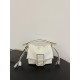 펜디 FENDI 8BS105 Mamma Baguette Nappa Leather Mini Bag White 16CM
