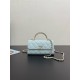 샤넬 Chanel 25s AP3238 Flap Phone Holder with Chain 99194 Blue 18cm