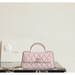 샤넬 Chanel 25s AP3238 Flap Phone Holder with Chain C-511 Pink 18cm