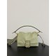 펜디 FENDI 8BR833 Mamma Baguette Medium Nappa Leather Bag Sage Green 26.5CM