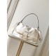 펜디 FENDI 8BR834 Mamma Baguette Large Nappa Leather Bag White 31.5CM