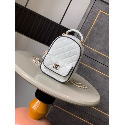 샤넬 Chanel 25P Backpack White 13cm