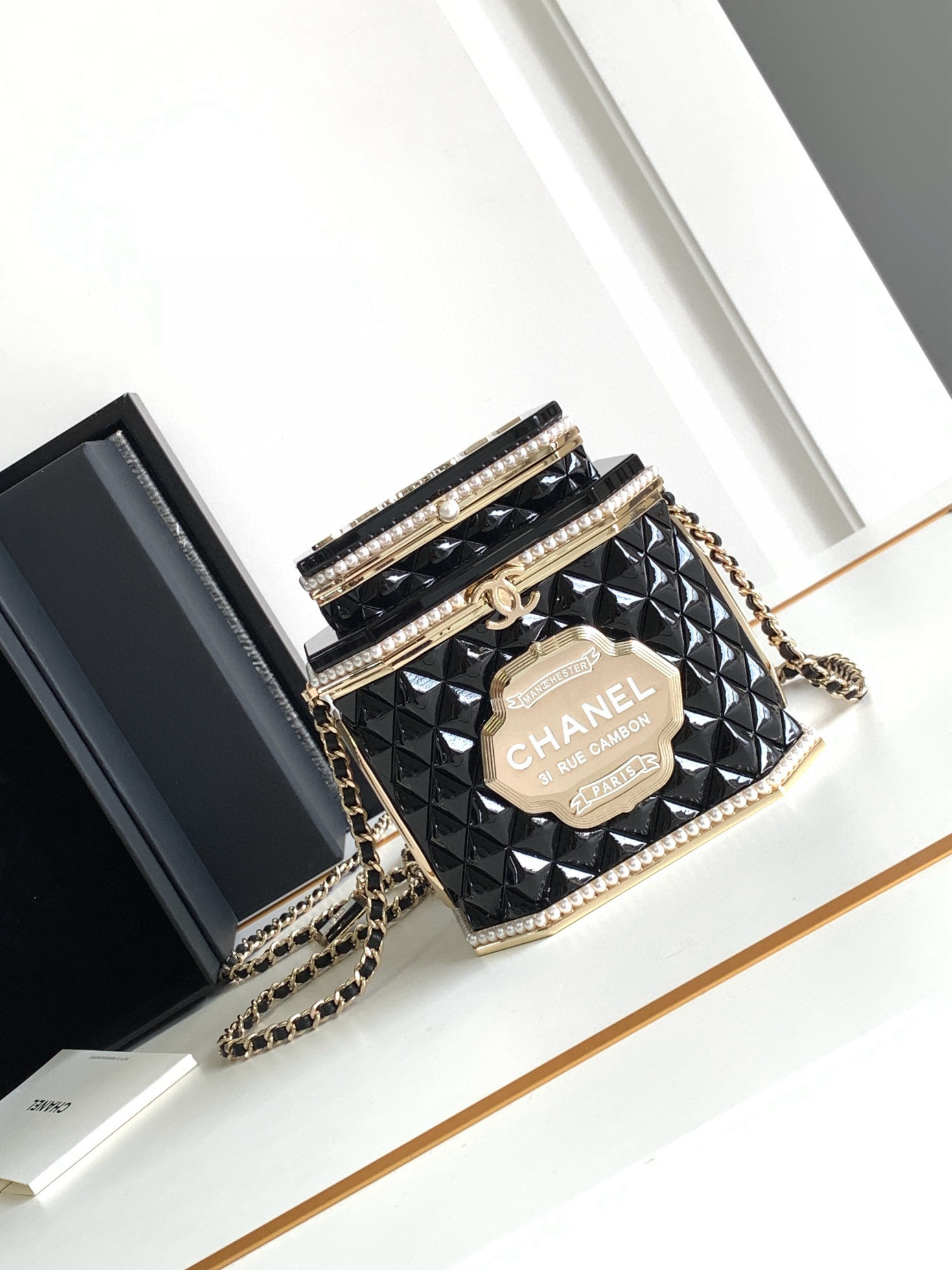 샤넬 Chanel 24A AS4954 Black 10cm