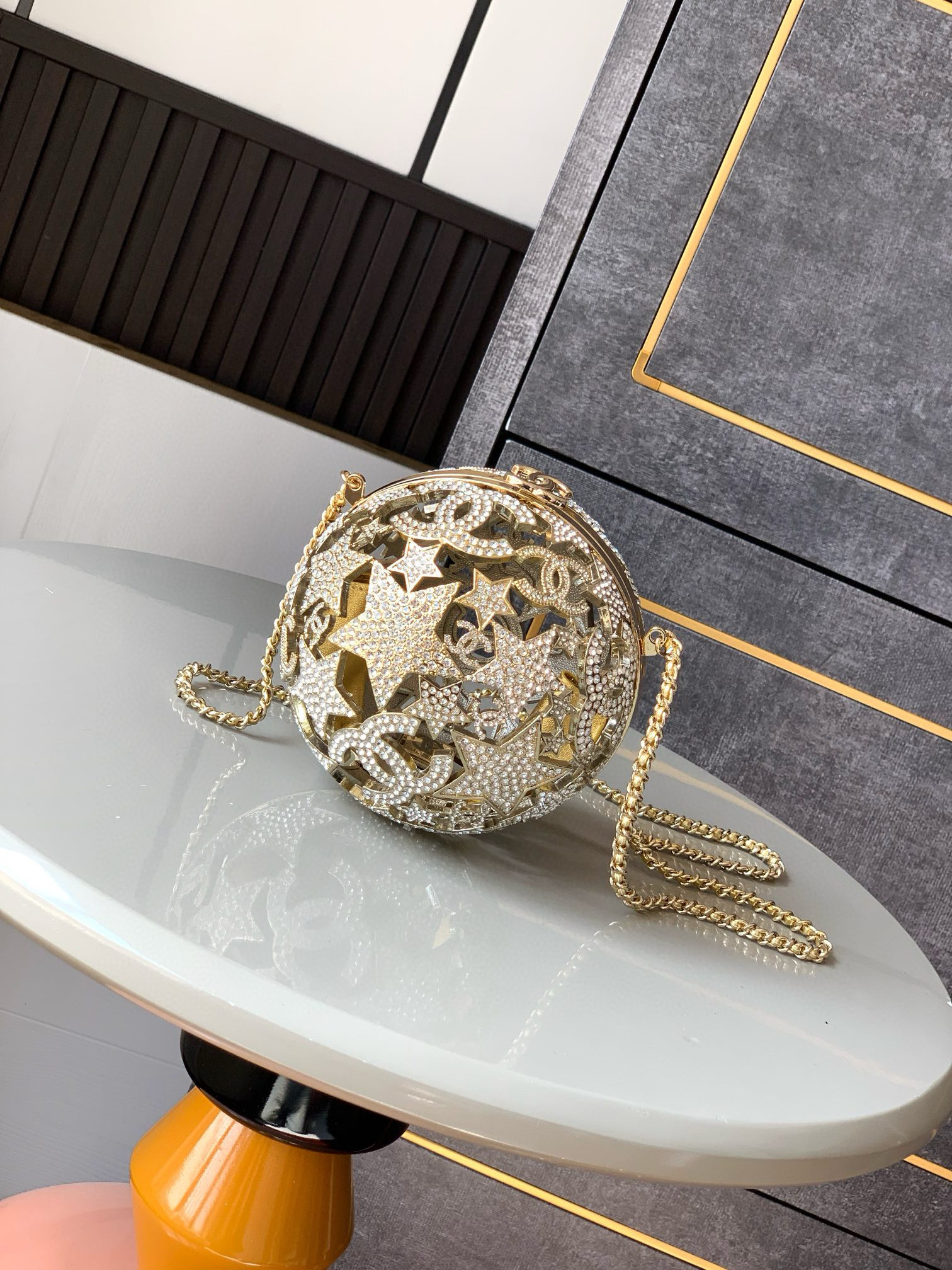 샤넬 Chanel 25A AS5659 Sphere Minaudiere 13cm