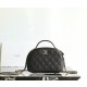 샤넬 Chanel 25c Bowling Bag Black 19cm