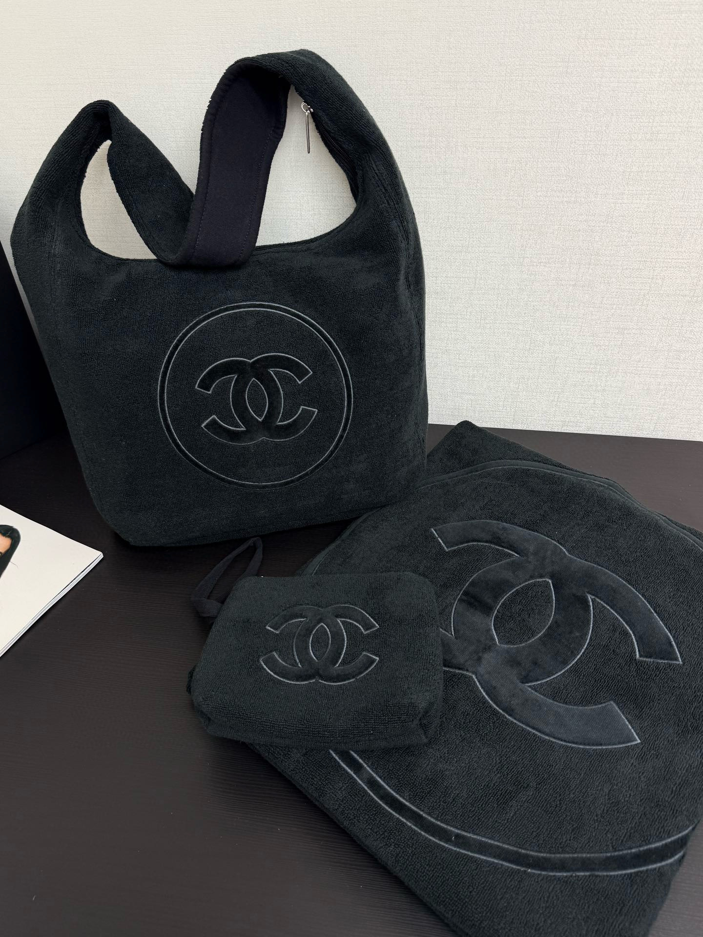 샤넬 Chanel 25M AAA938 Beachwear Set Black