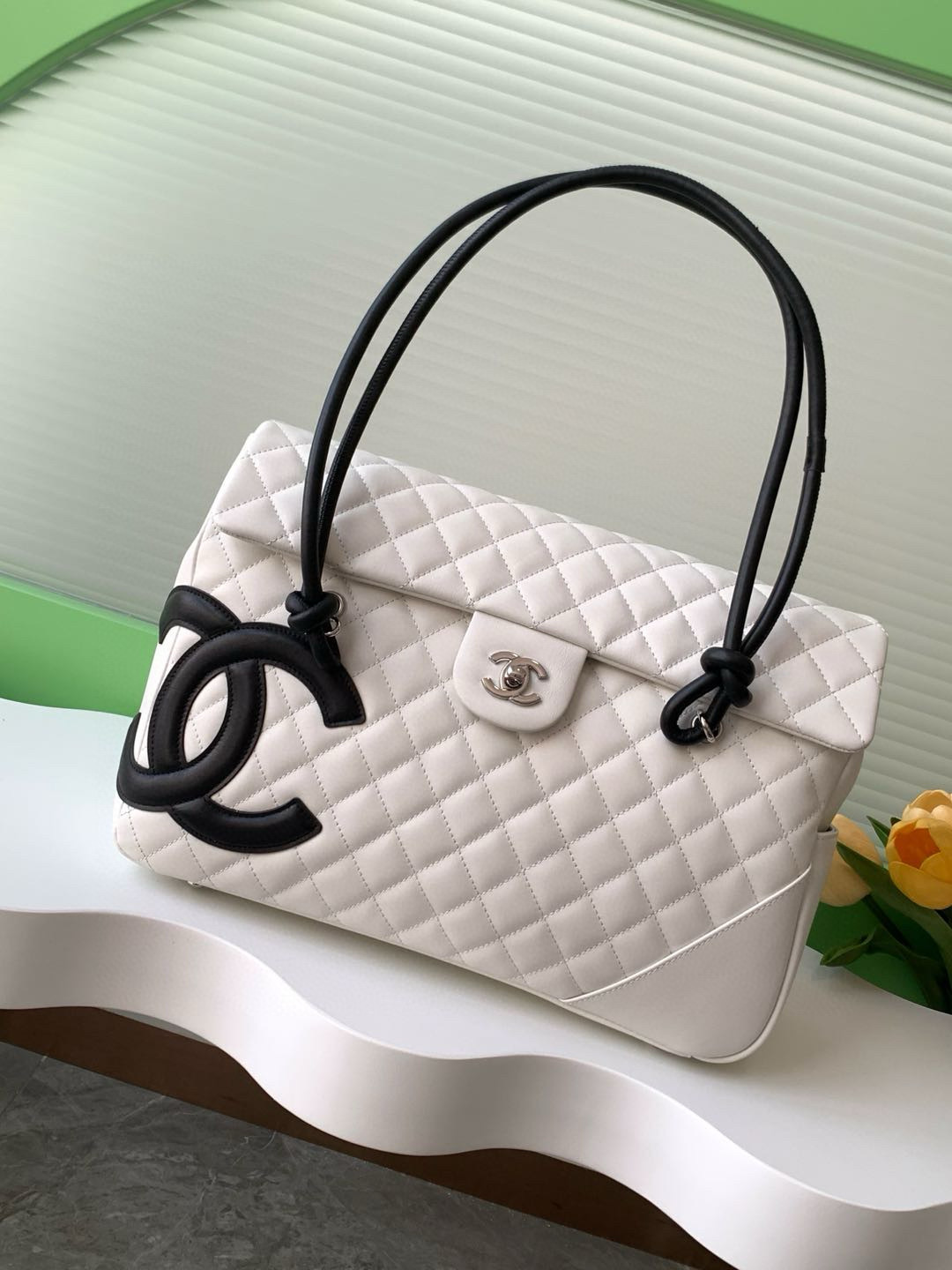 샤넬 Chanel AS6338 White&Black 33CM