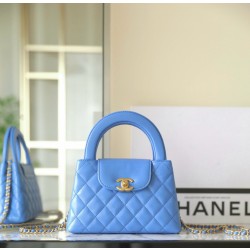 샤넬 Chanel AS4416 Kelly Nano C-521 Blue 13cm