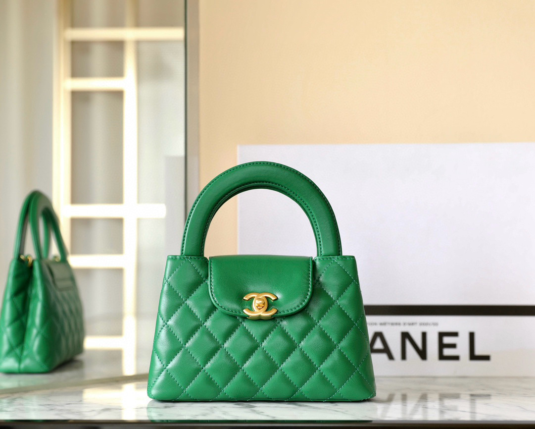 샤넬 Chanel AS4416 Kelly Nano C-521 Green 13cm