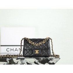 샤넬 Chanel 25P Flap Bag C-531 Black 18cm