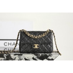 샤넬 Chanel 25P Flap Bag C-831 Black 22cm