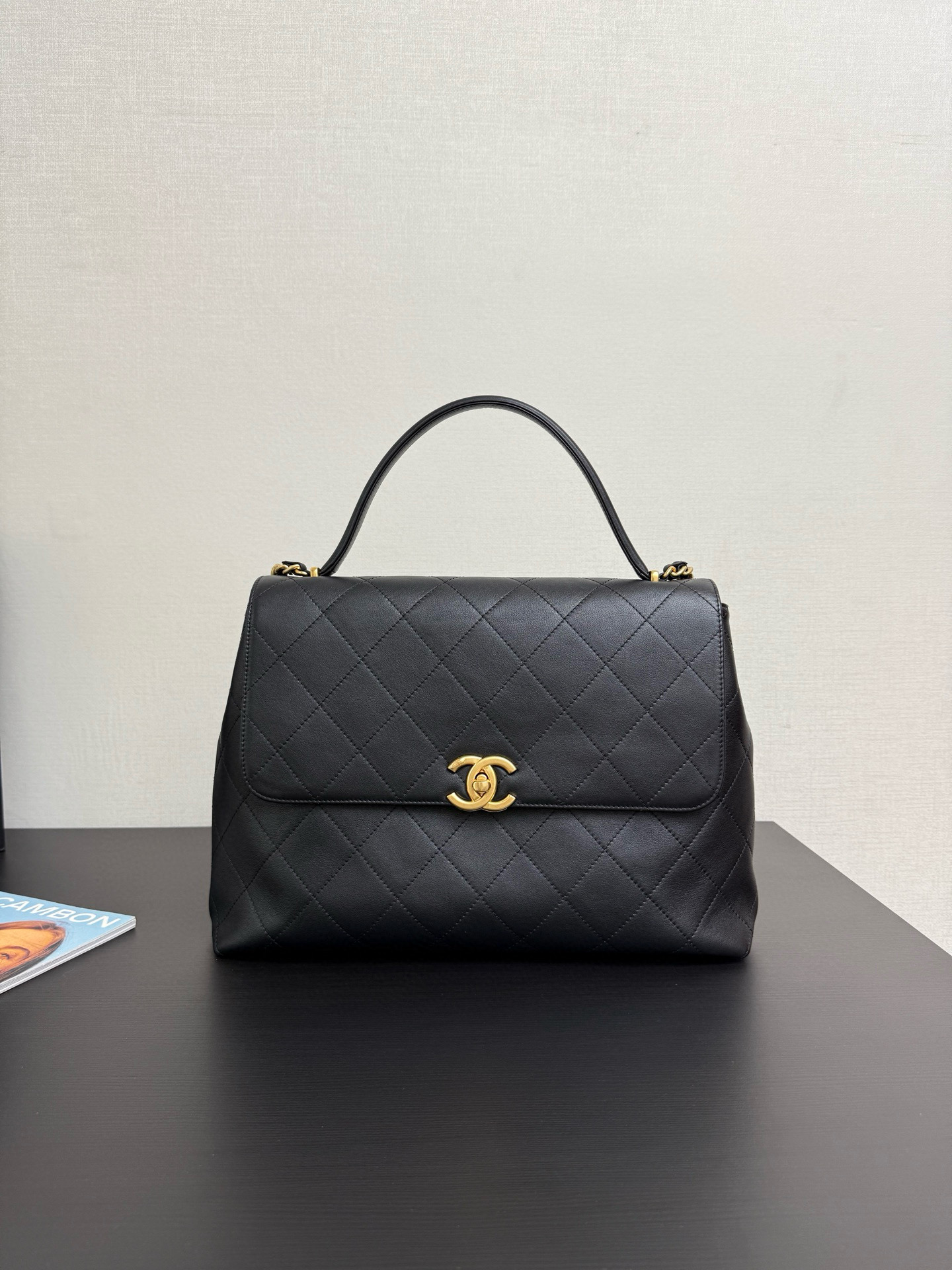 샤넬 Chanel 25s AS5543 Maxi Flap Bag with Top Handle 99476 Black 38cm