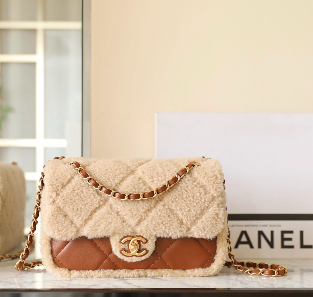 샤넬 Chanel 25p AS5149 Flap Bag C-531 Brown 23.5cm