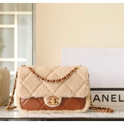 샤넬 Chanel 25p AS5149 Flap Bag C-531 Brown 23.5cm