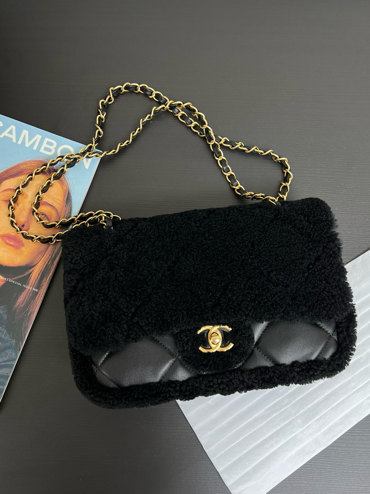 샤넬 Chanel 24K Flap Bag 99411 Black 25cm