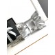 샤넬 Chanel 24B Clutch with chain silver 22cm