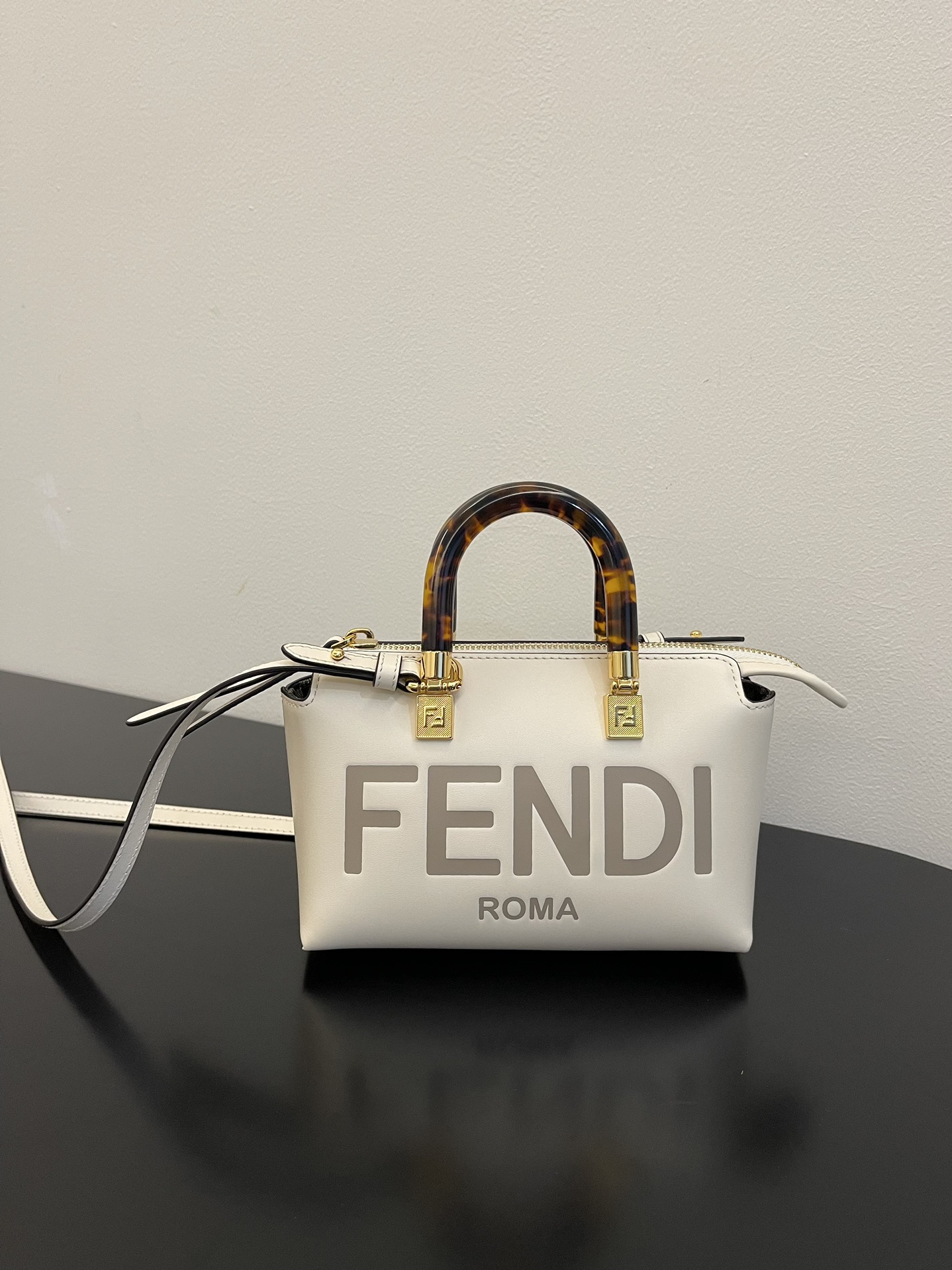 펜디 FENDI By The Way Canvas Mini Boston Bag