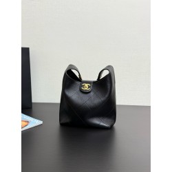 샤넬 Chanel 25P Shopping Bag Black 23cm