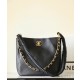 샤넬 Chanel Hobo Handbag C-851 Black 25cm
