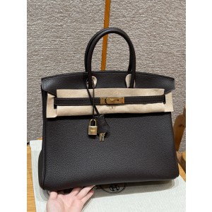 에르메스 Hermes Birkin 35cm Togo 46 Ebene/gold