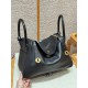 에르메스 Hermes Lindy 30cm Swift and Matte Alligaator 88 Graphite/gold
