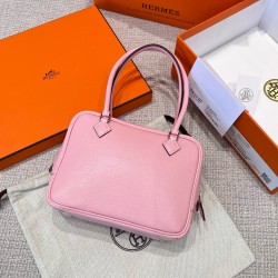 에르메스 Hermes Plume chèvre 5P Pink/silver