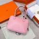 에르메스 Hermes Plume chèvre 5P Pink/silver