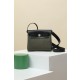 에르메스 Hermes Herbag mini 20cm H Viking and Huntre 89 Noir and Green/silver