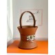 에르메스 Hermes Tasche Mini Medor Epsom 37 Gold/silver