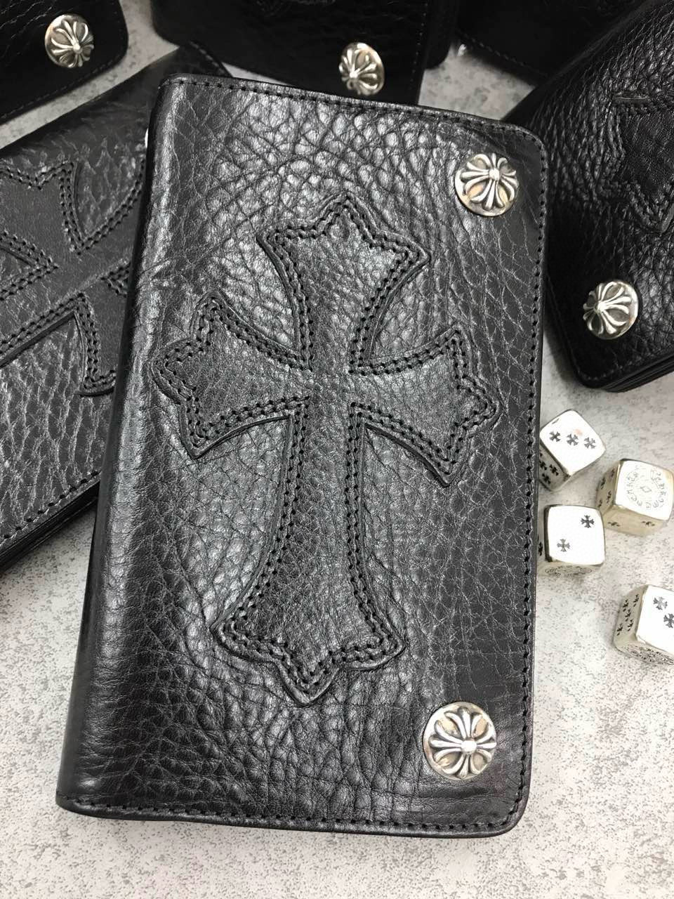 크롬하츠 Chrome Hearts CHQ001 지갑 Black