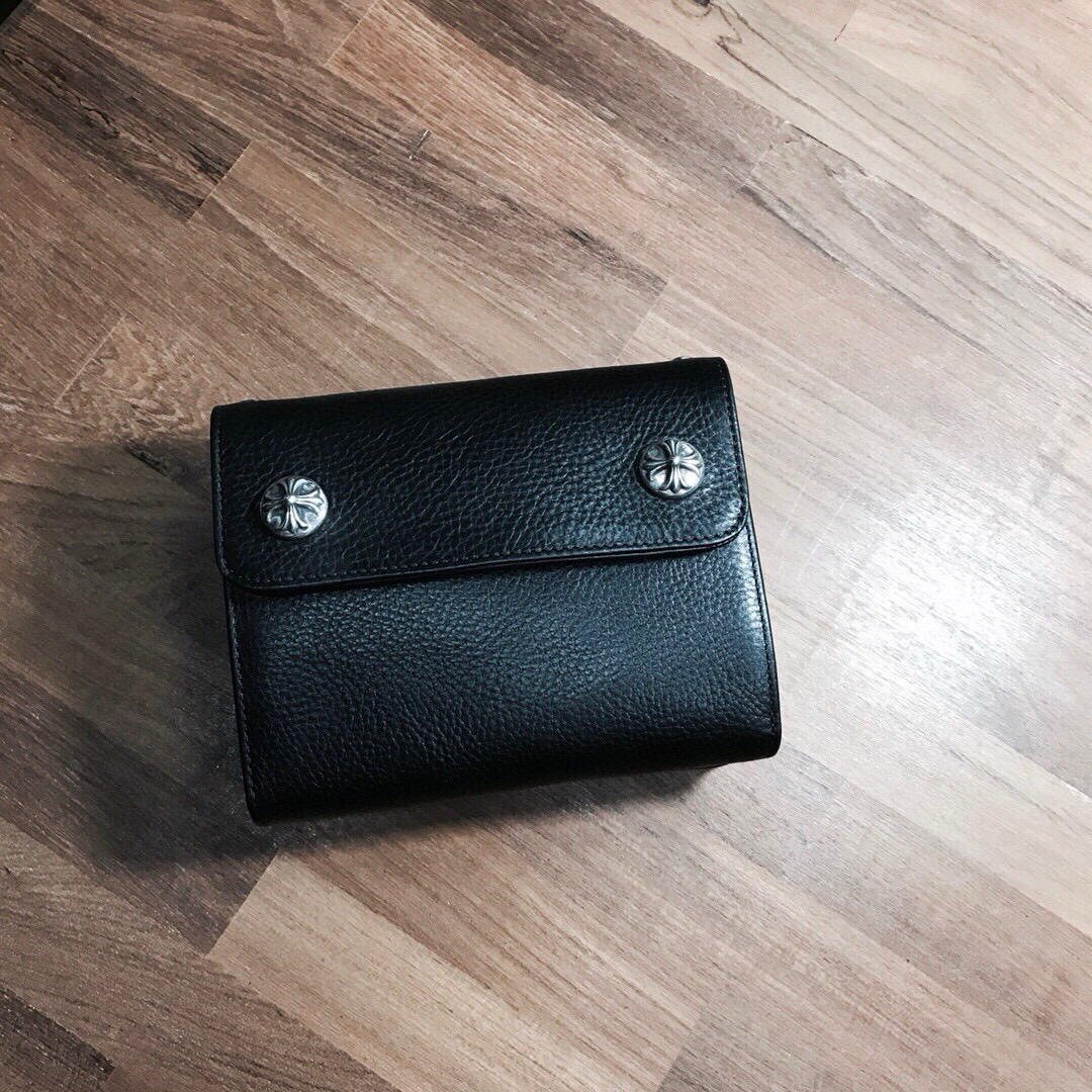 크롬하츠 Chrome Hearts CHQ016 지갑 Black 15cm