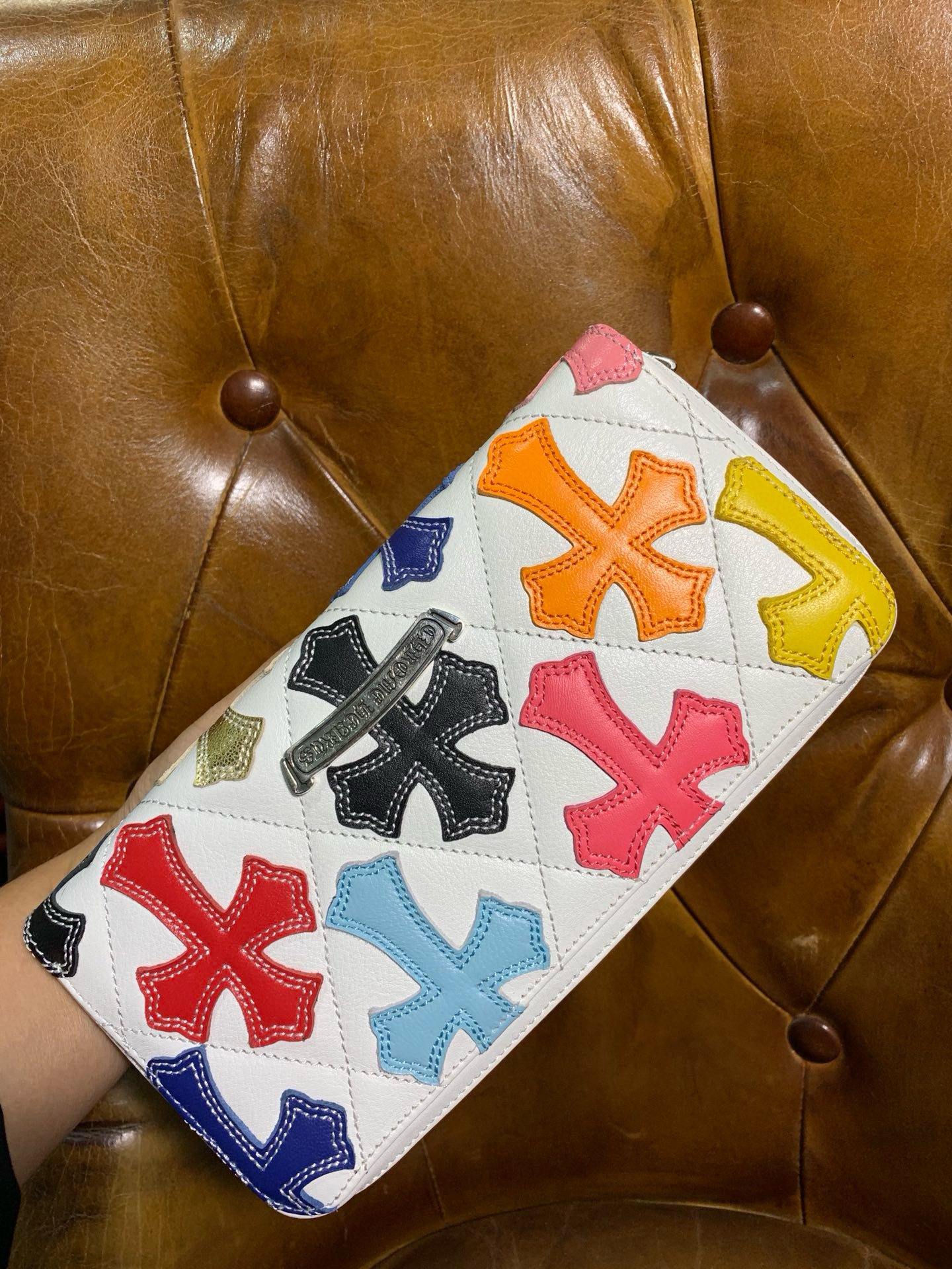 크롬하츠 Chrome Hearts CHQ026 지갑 White
